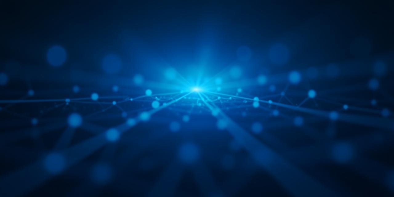 Abstract visualization of interconnected secure nodes representing Zero Trust